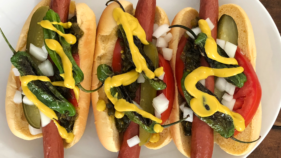 Chicago Dog with an East Coast Twist